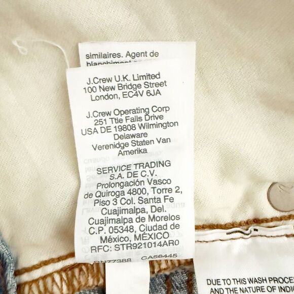 MADEWELL | Rigid Denim A-Line Mini Skirt Lovell Wash Raw Hem | Size 35 (US 20) - Picture 11 of 11